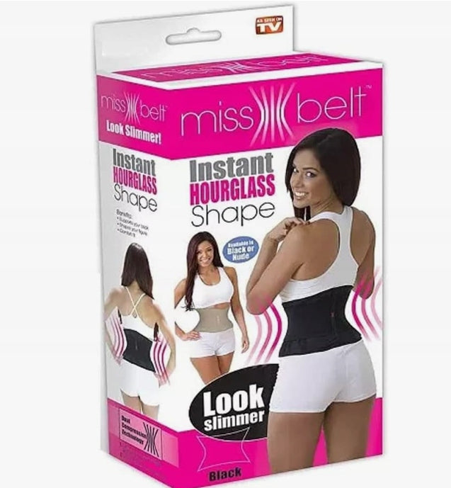 SLIMMING BELT BLACK L/XL 027705