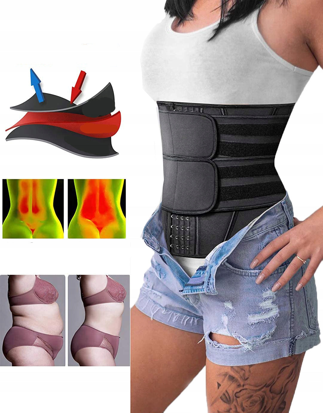 SLIMMING BELT SLIMMING BELLY Orthopedic corset NEOPRENE Size other