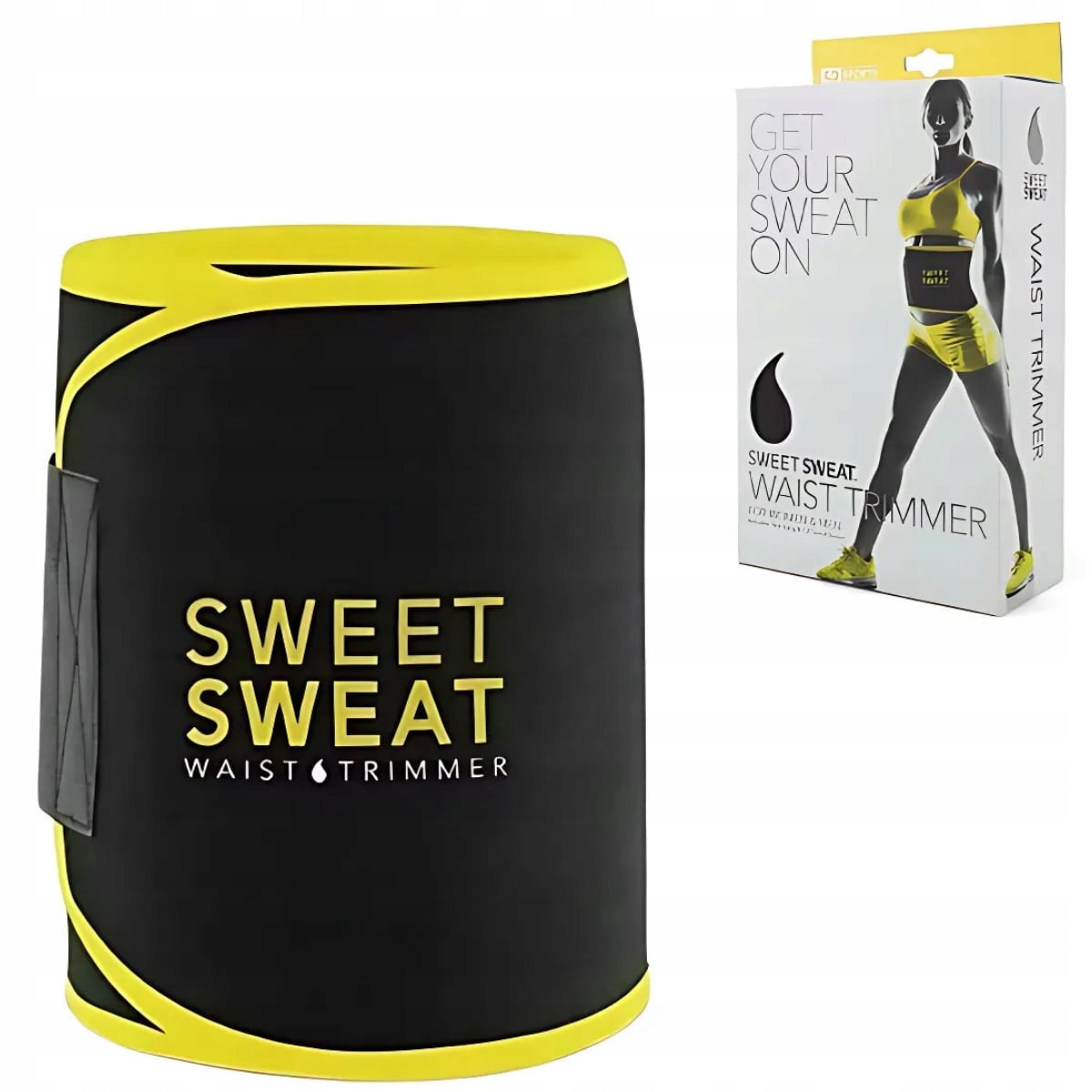 SLIMMING BELT YELLOW SIZE XL – WAIST AND BELLY SHAPING