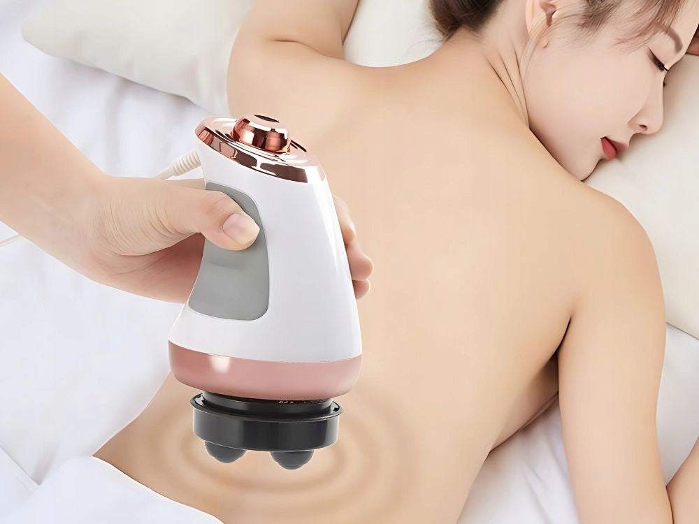 SLIMMING MASSAGER FOR THE BODY OF THE ABDOMEN BUTTOCKS CELLULITE 5 TIPS Packaging status original