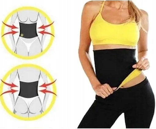 SLIMMING NEOPRENE BELT FOR YOGA EXERCISE FITNESS TRAINING SIZE L Model Neoprenowy pas odchudzający