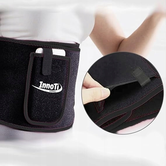 SLIMMING NEOPRENE BELT – SAUNA BELT FOR BELLY AND WAIST (L, BLACK) Manufacturer code 8436587110474
