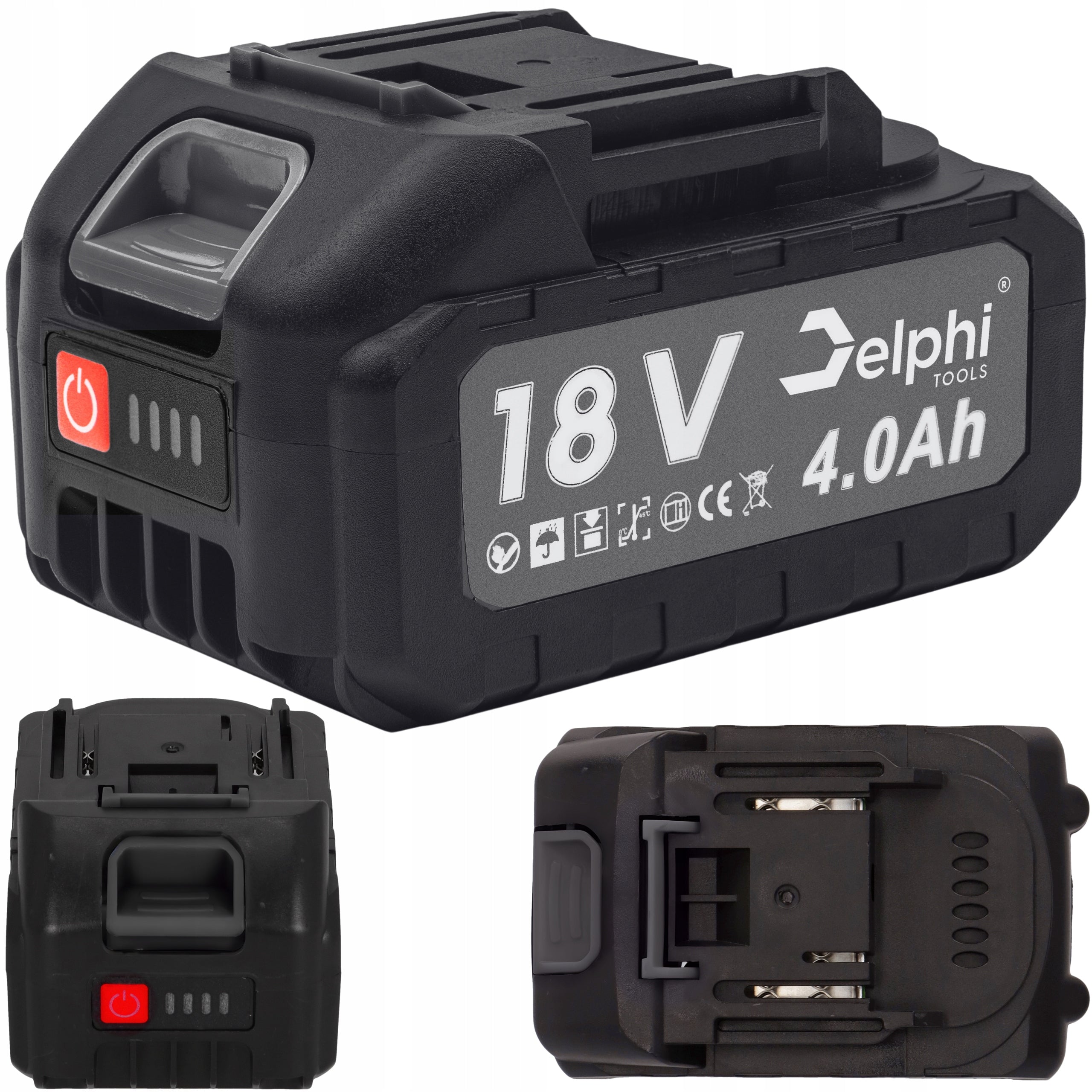 SLIP-ON LITHIUM-ION BATTERY LITHIUM ION BATTERY 4.0Ah 18V LI-ION Batteries included yes