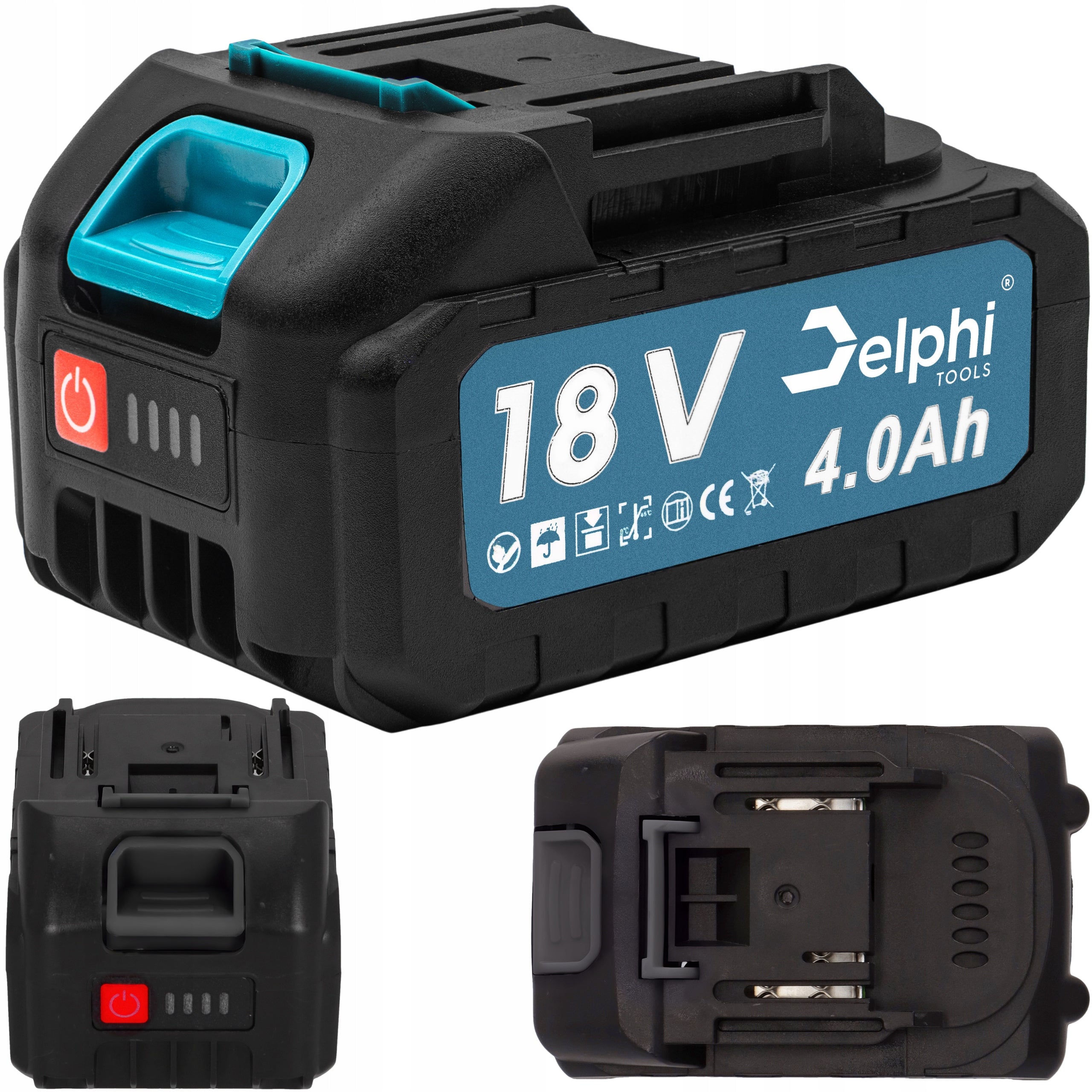 SLIP-ON LITHIUM-ION BATTERY LITHIUM ION BATTERY 4.0Ah 18V LI-ION