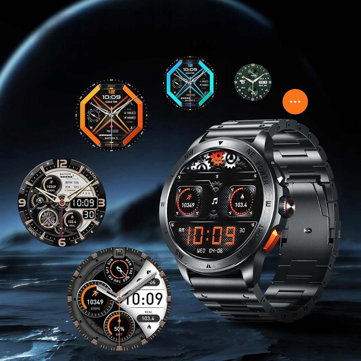SLOKSFil 2025 Men's Smartwatch ET/HRV/SIRI 1,43 AK77 G1245 Brand no brand