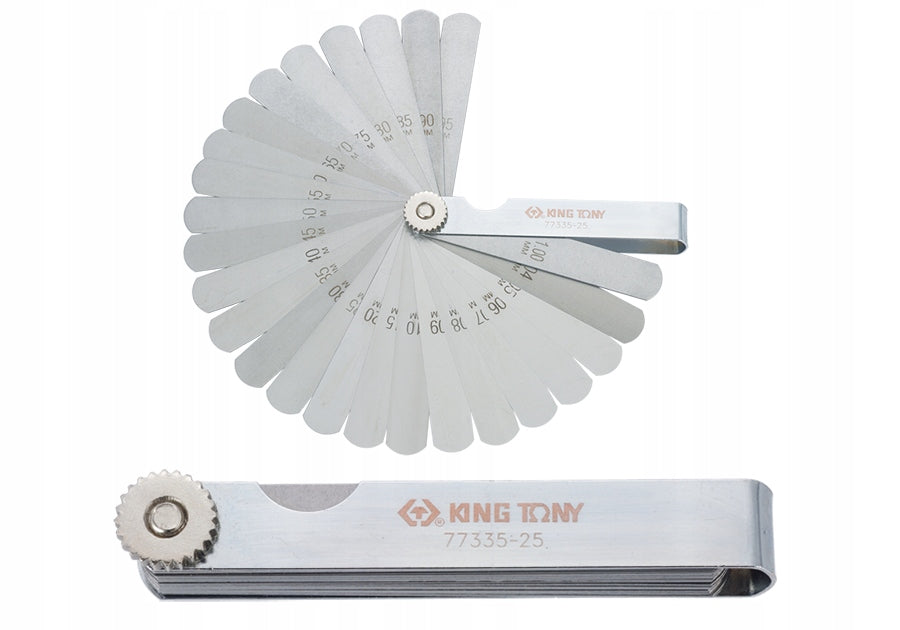 SLOTTERS 25 PCS. 0.04 - 1.00MM 13X85MM Brand King Tony