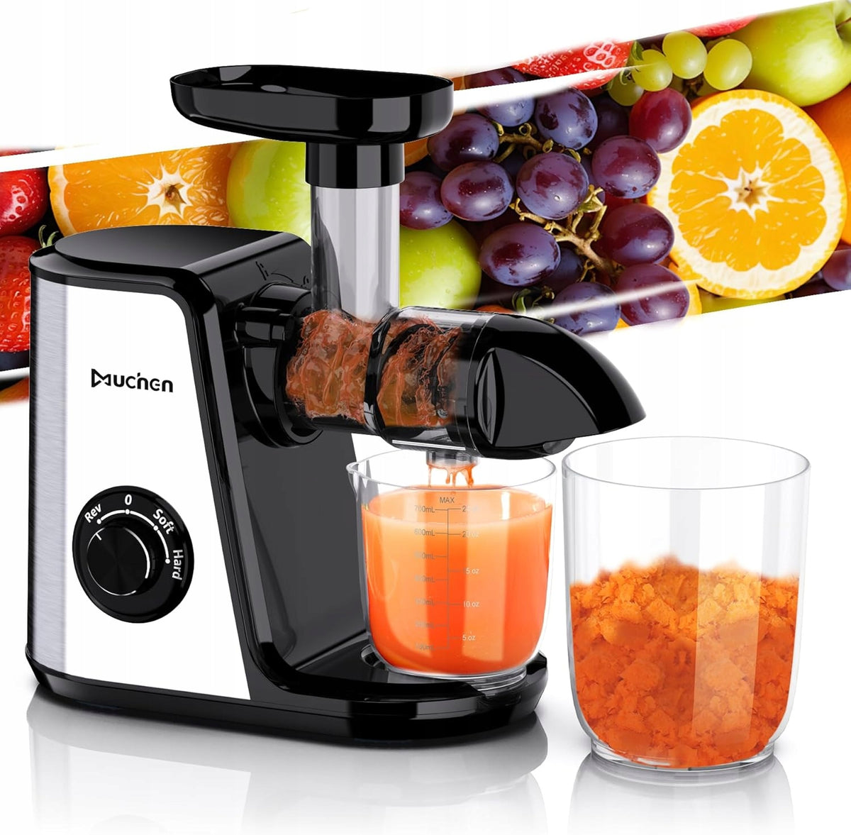 SLOW JUICER 150W 0,7L QUIET OPERATION EASY CLEANING