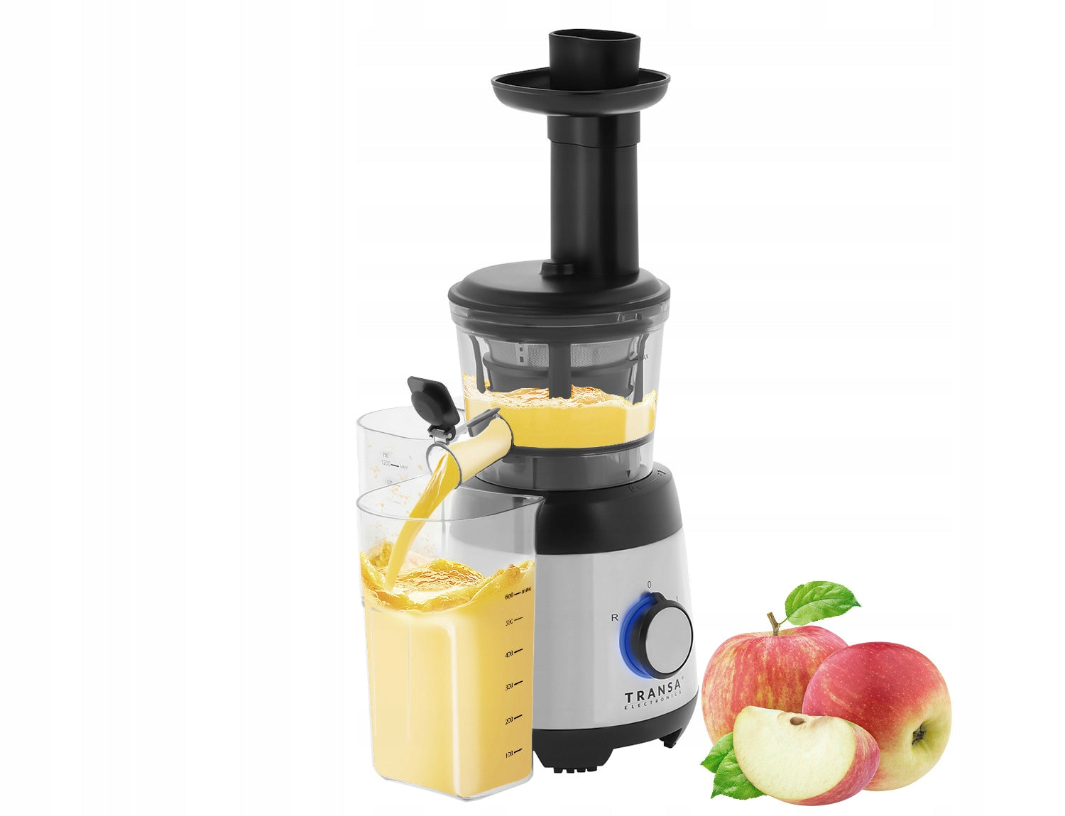 SLOW JUICER FOR FRUIT JUICES VEGETABLES JuiceWell HIGH POWER 400W Power rating 400 W
