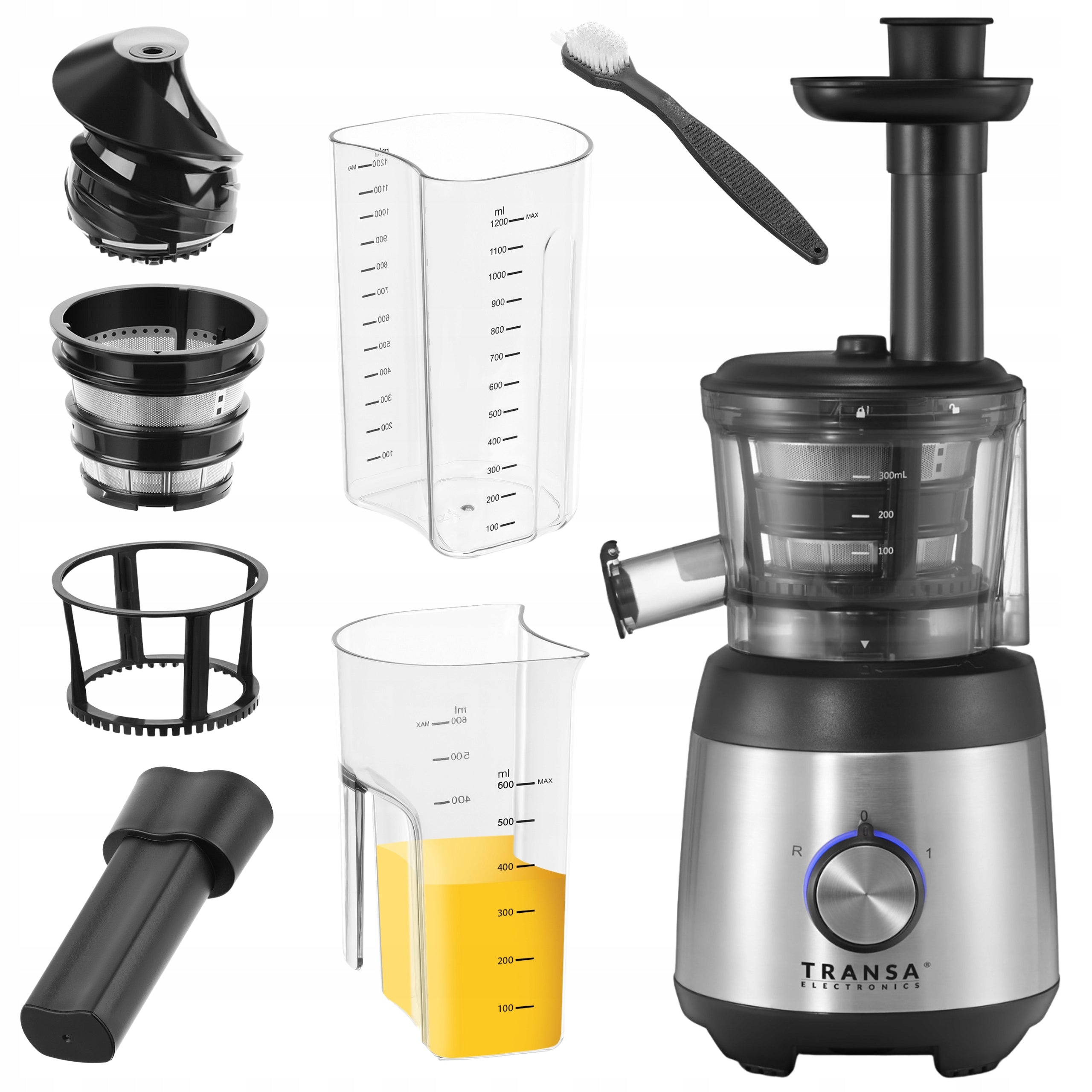 SLOW JUICER FOR FRUIT JUICES VEGETABLES JuiceWell HIGH POWER 400W