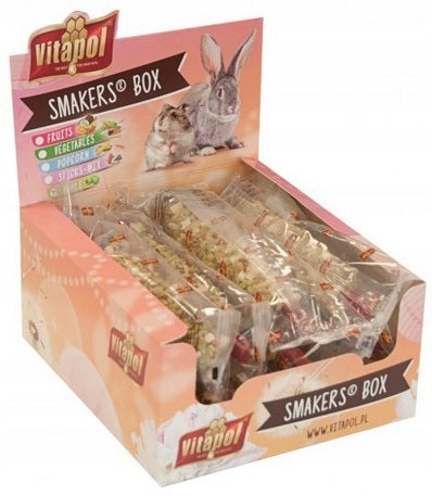 SMAKERS APPLE BOX FOR RODENTS AND RABBIT 12pcs/ box Hobby