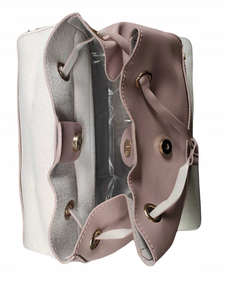 SMALL BACKPACK WOMEN'S URBAN POWDER PINK BACKPACK FOR SCHOOL WORK EAN (GTIN) 5901756304921
