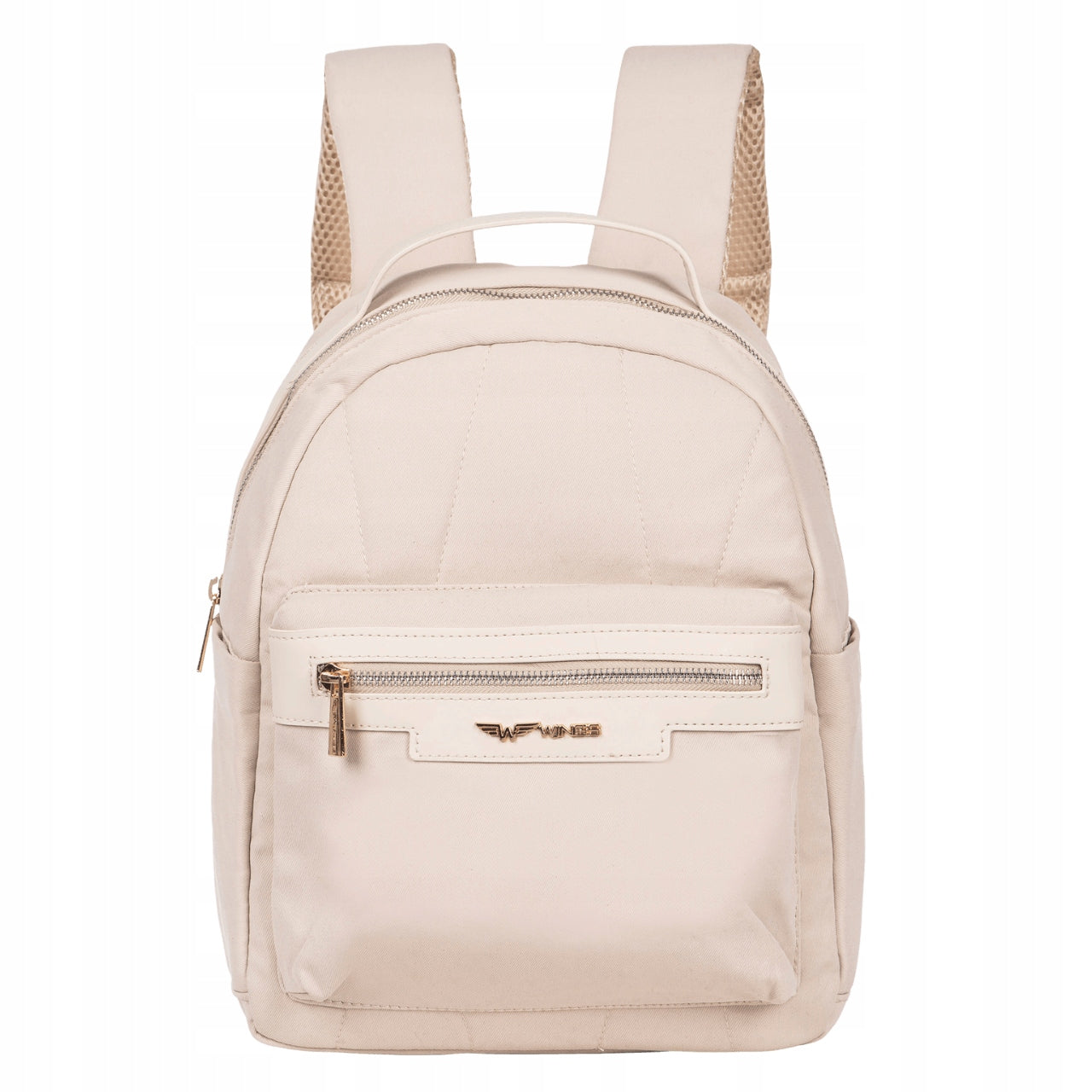 SMALL CITY BACKPACK TRAVEL AIR CARRY-ON LUGGAGE BEIGE WINGS KSK01B Brand Wings