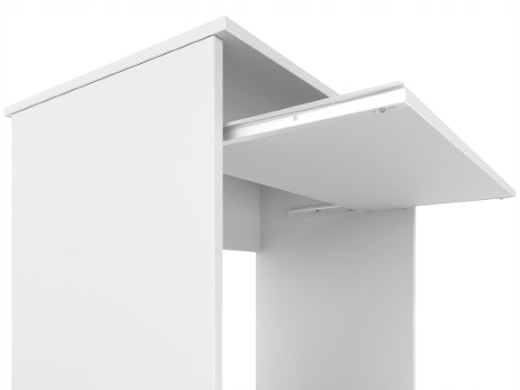 SMALL DESK WHITE SCHOOL 68 CM WITH SHELF FOR GAMING COMPUTER KEYBOARDS Brand Stiv-Meble