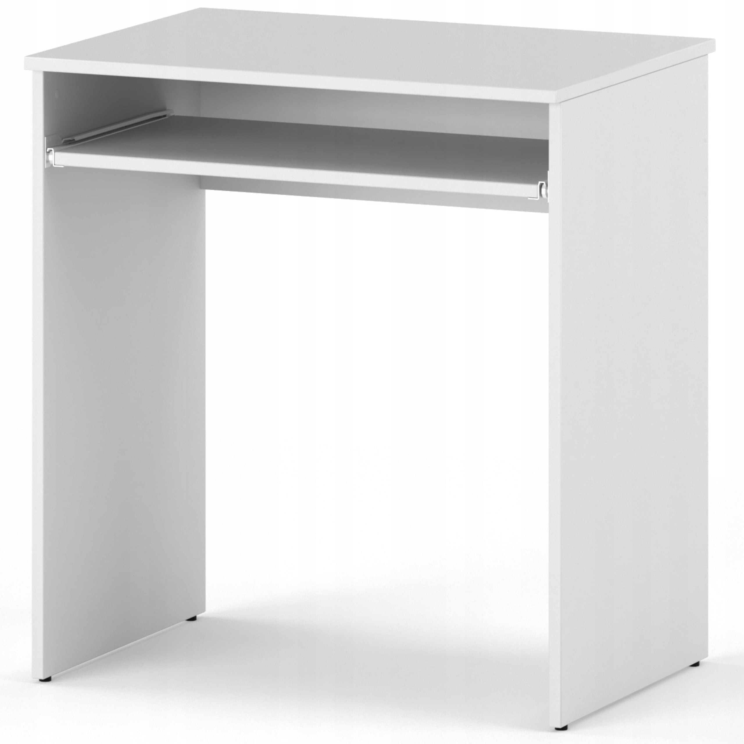 SMALL DESK WHITE SCHOOL 68 CM WITH SHELF FOR GAMING COMPUTER KEYBOARDS