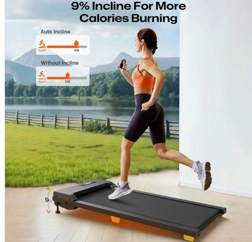 SMALL ELECTRIC HOME TREADMILL UNDER THE DESK, HOME ,WALK Packaging status original