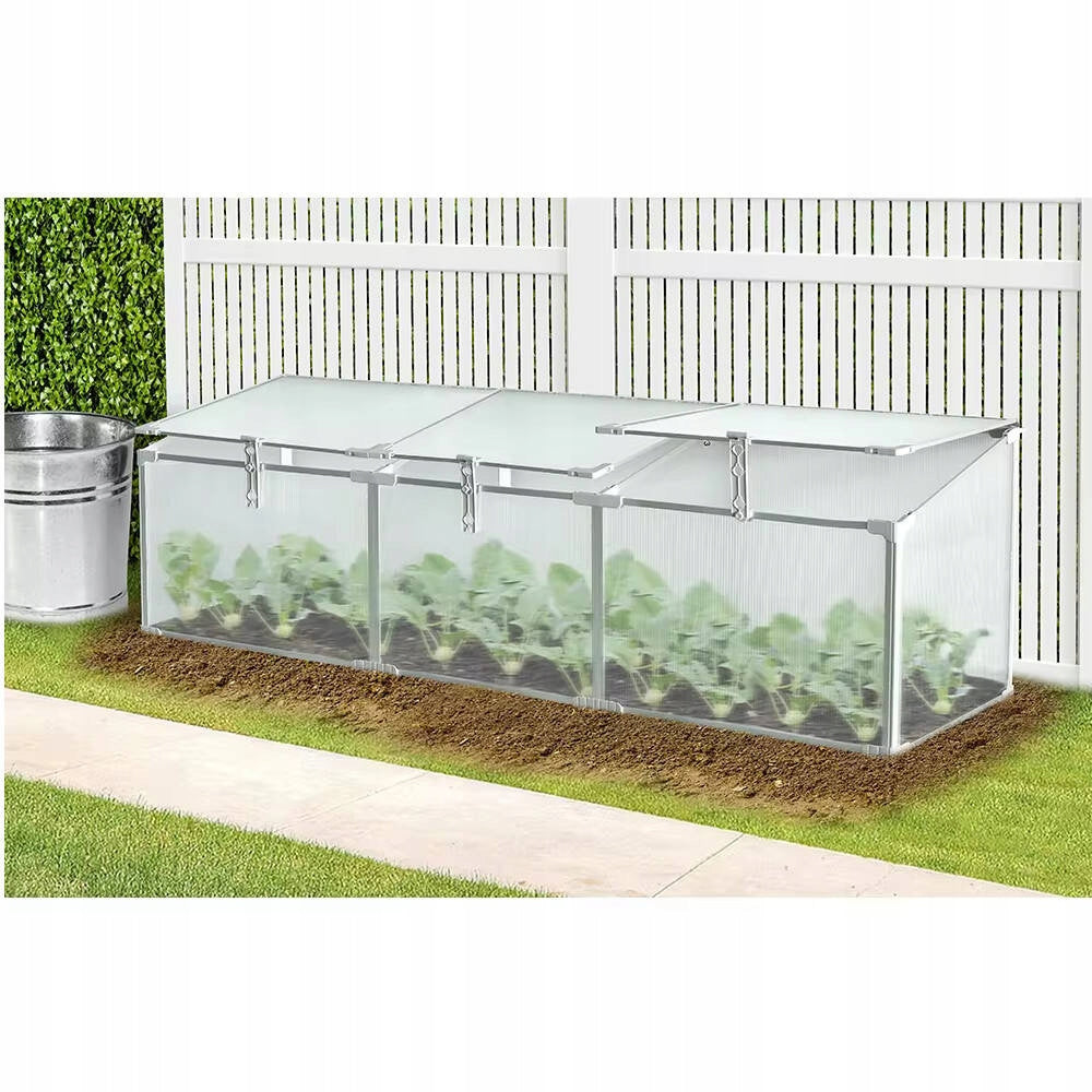 SMALL GREENHOUSE SEEDLING INSPECTION TRIPLE HERBARIUM 150x60x40cm POLYCARBONATE Manufacturer code inspekt180