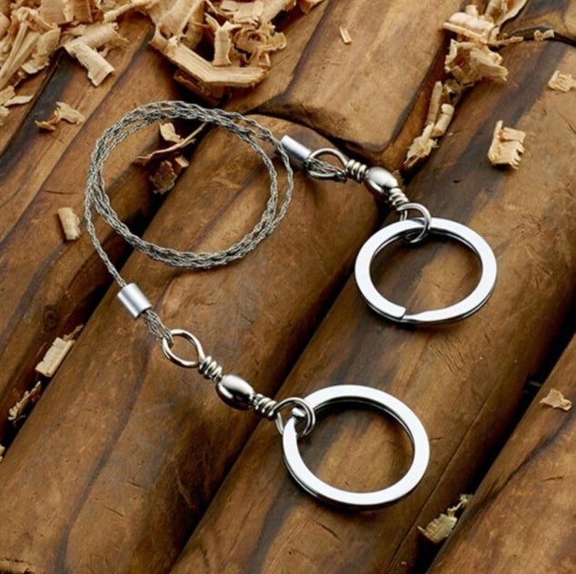 SMALL HAND SAW ROPE STRING SAW BLADE ROLLED SURVIVAL CAMPING STEEL Brand no brand