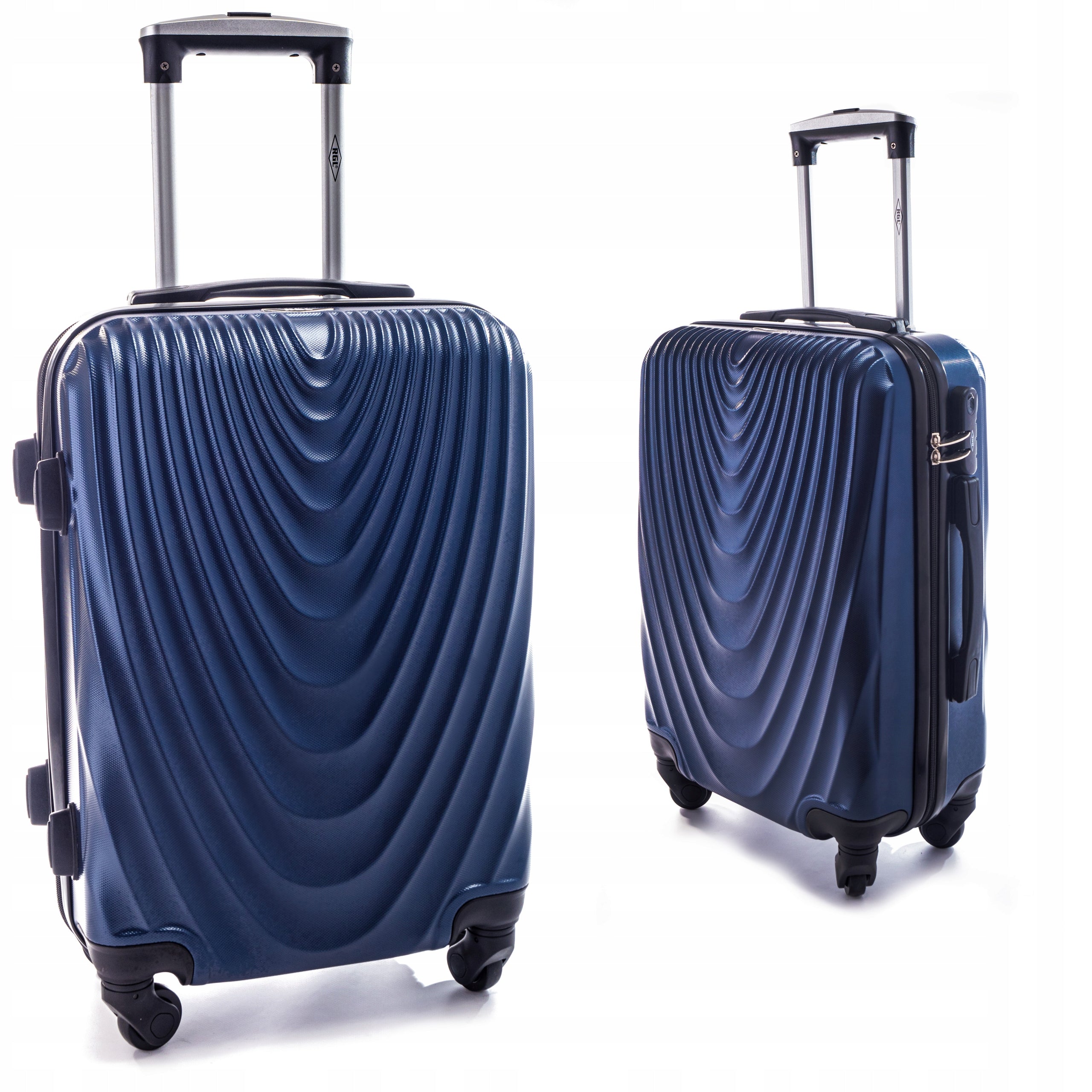 SMALL L SUITCASE ON WHEELS TRAVEL BAG ABS Width (longer edge) 40 cm