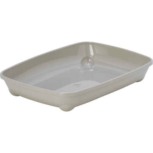 SMALL OVAL LITTER BOX WITHOUT FRAME FOR KITTENS GREY Packaging status original