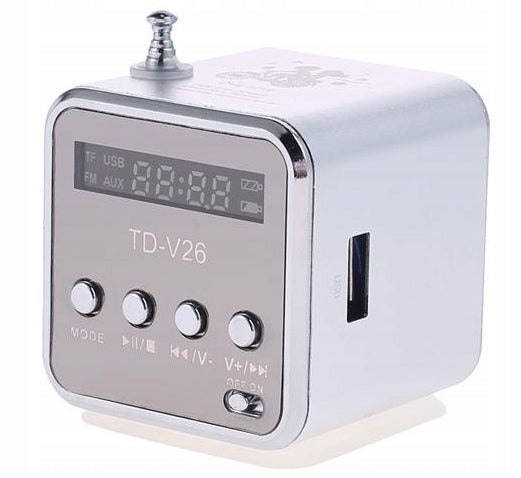 SMALL RADIO PORTABLE BLUETOOTH SPEAKER KITCHEN RADIO FM USB MINIJACK MP3 Packaging status original