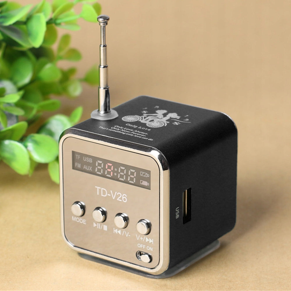 SMALL RADIO PORTABLE BLUETOOTH SPEAKER KITCHEN RADIO FM USB MINIJACK MP3 Packaging status original