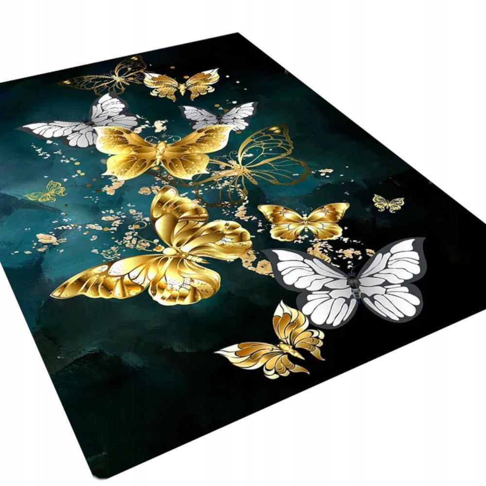 SMALL RUG FOR KITCHEN BEDROOM ROOM 60x40 NICE BATHROOMS IN BUTTERFLIES Manufacturer code marec #4191