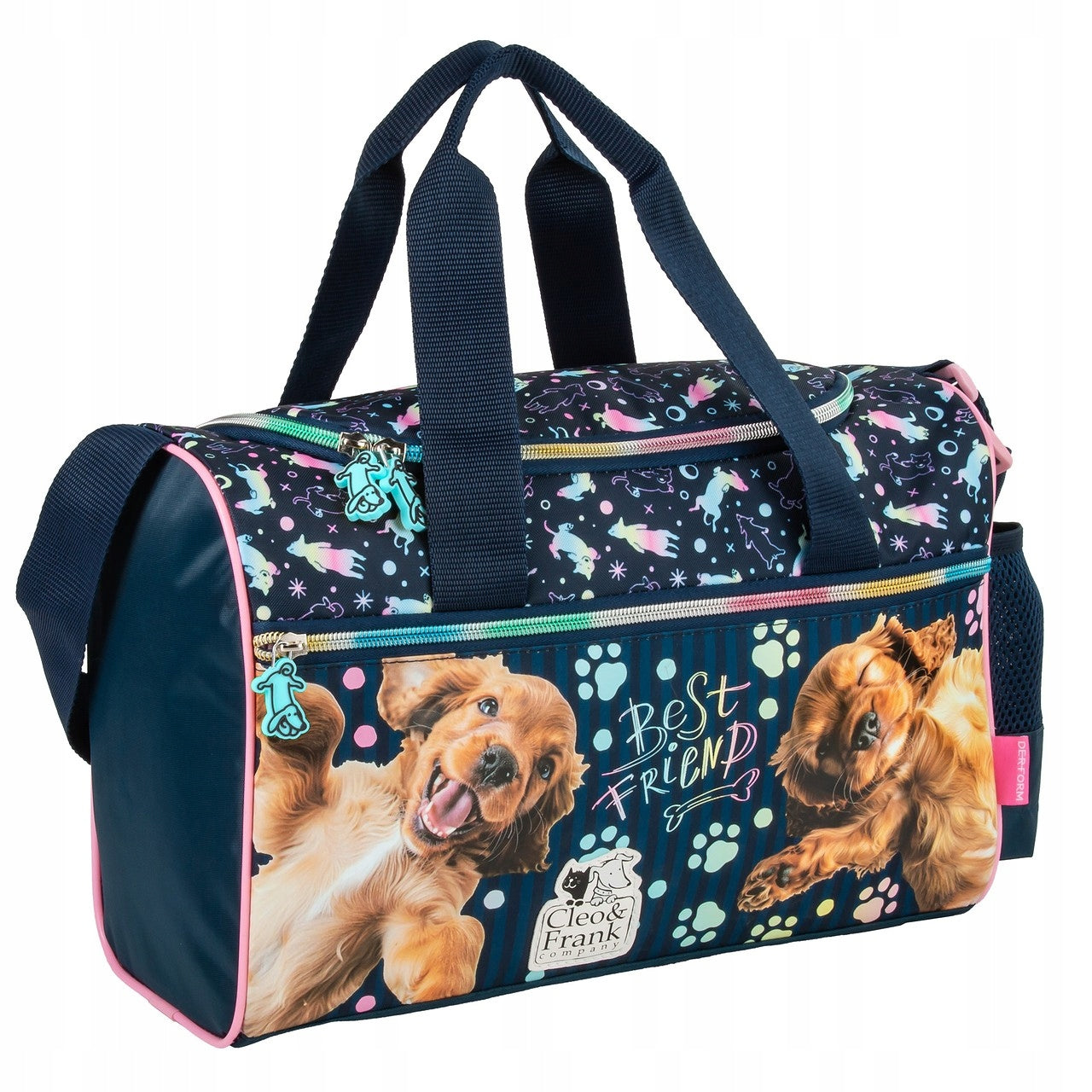SMALL SPORTS BAG CLEO DOG FOR POOL TRAINING FOR KIDS / TRAVEL DOG Packaging status original