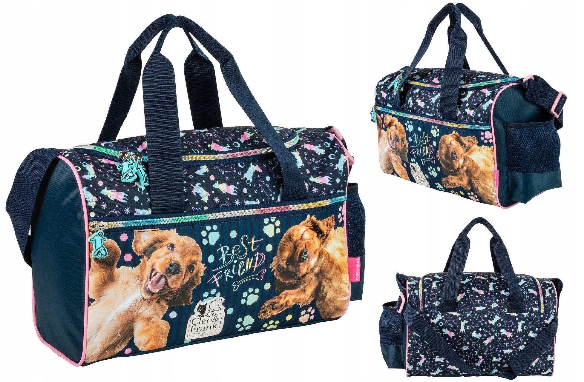 SMALL SPORTS BAG CLEO DOG FOR POOL TRAINING FOR KIDS / TRAVEL DOG