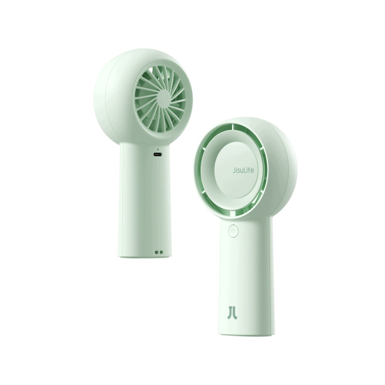 SMALL USB HANDHELD FAN 4000mAh BLOWER STRONG AIR SUPPLY 5 LEVELS JISULIFE Packaging status original