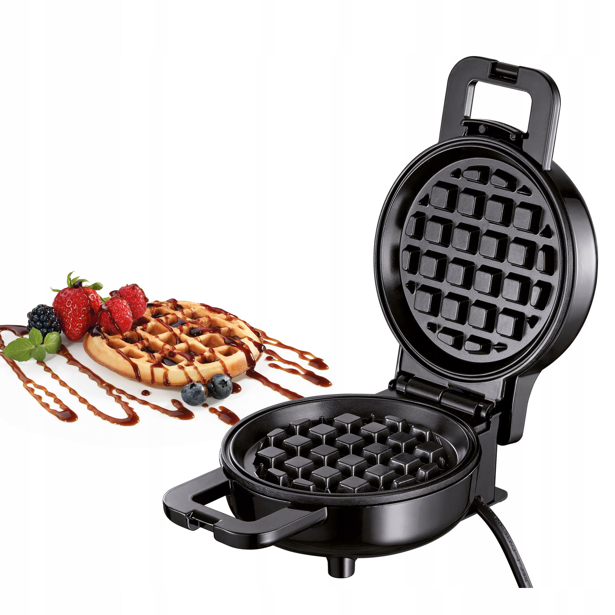 SMALL Waffle Iron for 1 waffle with a diameter of 12,5 cm Non-stick Cilio Packaging status original