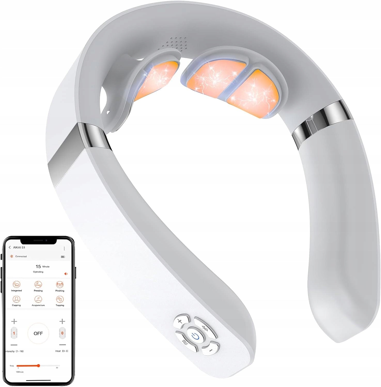 SMART ALKAI NECK MASSAGER FOR VOLTAGE HEATED APPLICATIONS