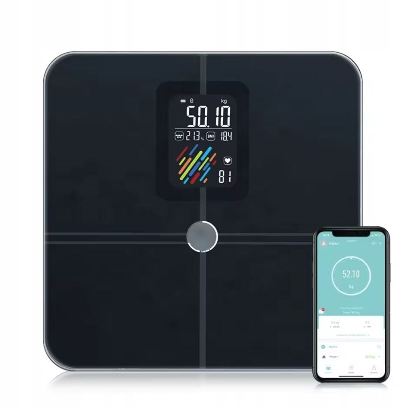 SMART Bathroom Analytical Sports Scale 16 Parameters LCD ANDROID iOS