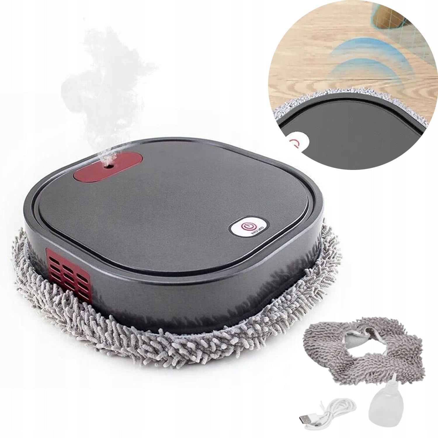 SMART CLEANING ROBOT MOPPING WITH FLOOR RECOGNITION