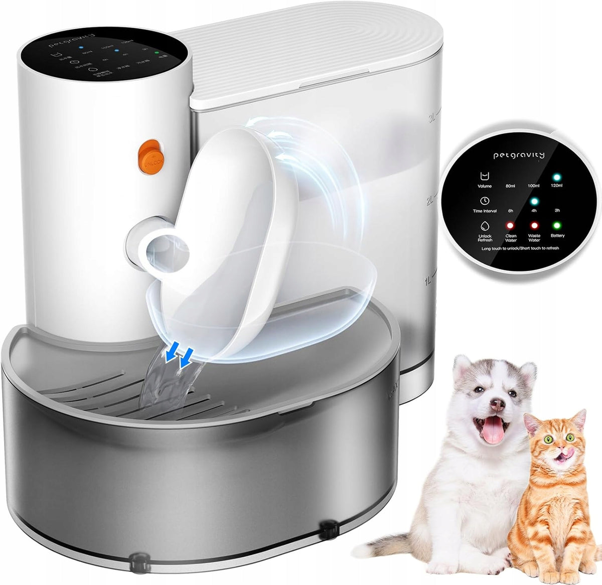 SMART DRINKER AUTOMATIC WATER FOUNTAIN FOR CAT DOG 3L Brand Bedee