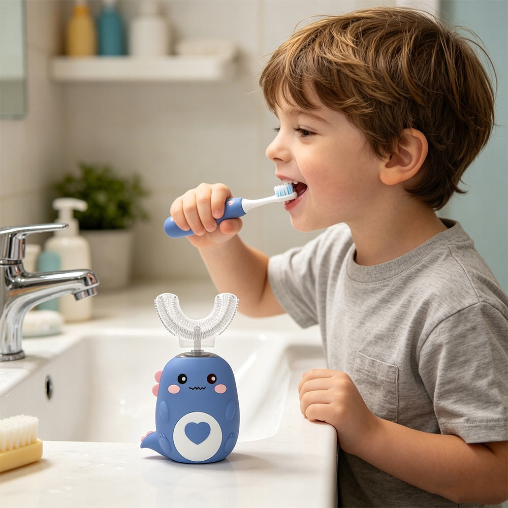 SMART ELECTRIC TOOTHBRUSH FOR KIDS, SHAPED Brush type not specified