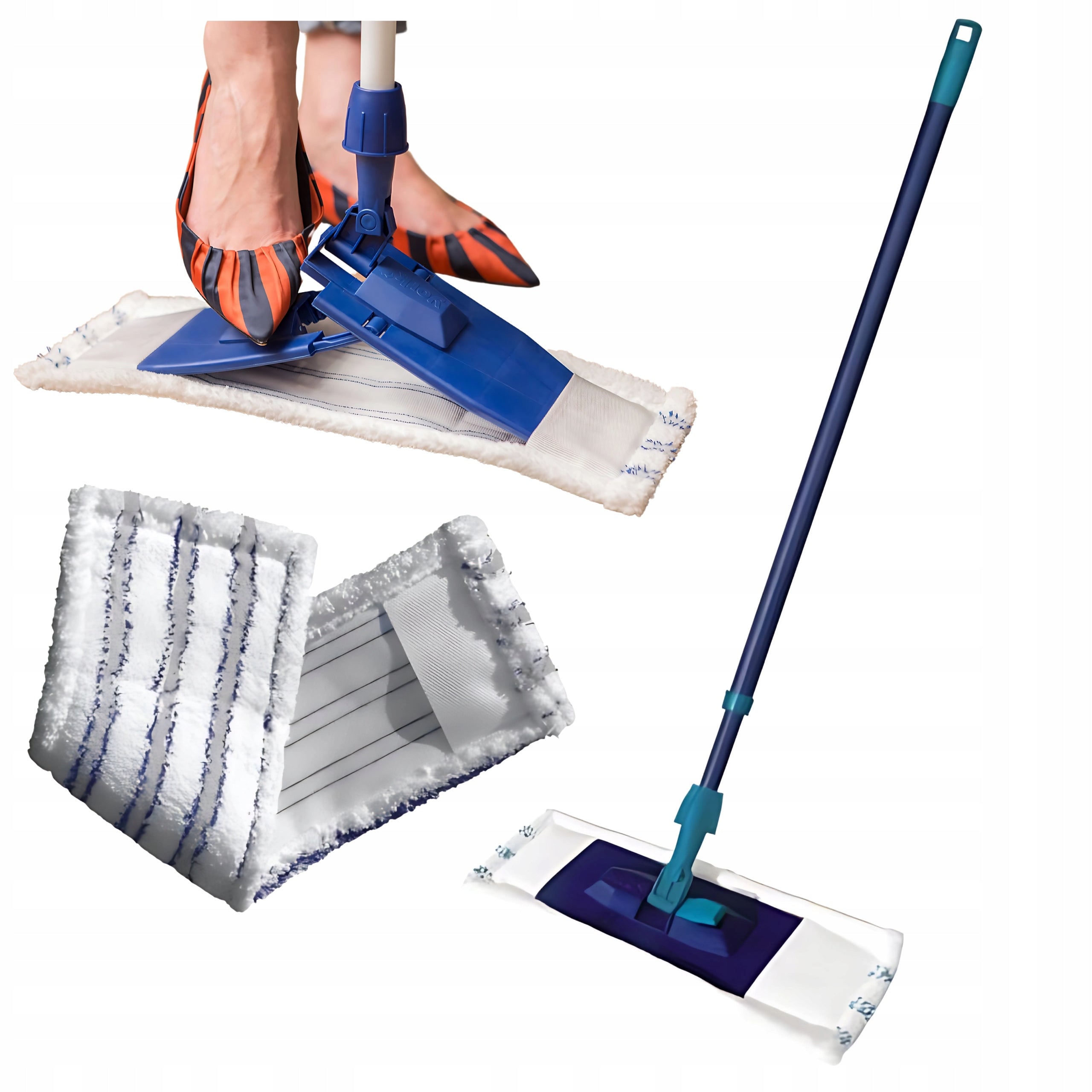SMART Flat Mop Replacement Cartridge Classic Absorbent Microfiber Cartridge Packaging status original