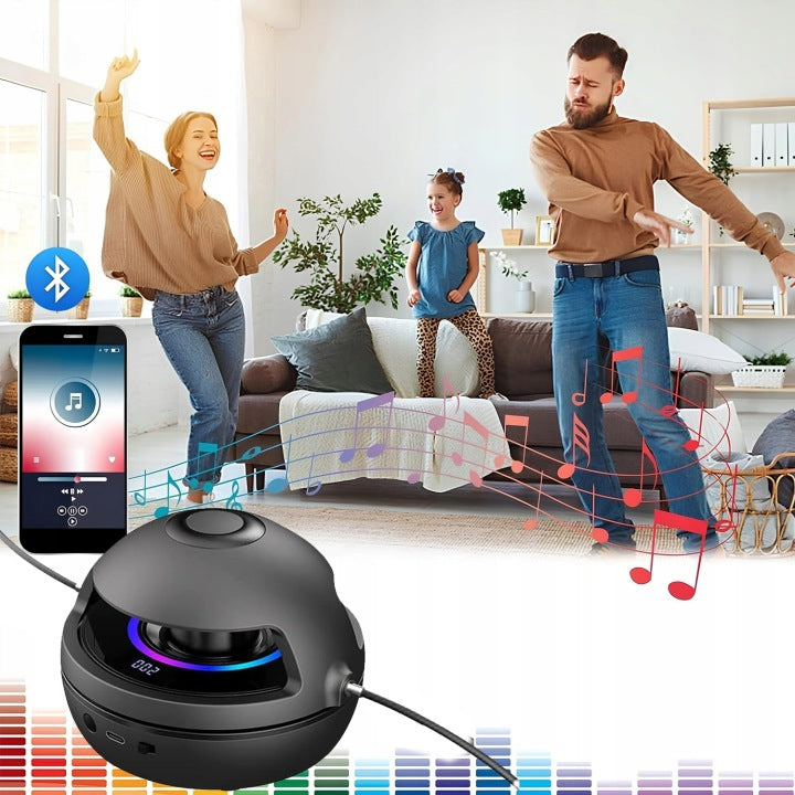 SMART JUMP ROPE BLUETOOTH TOY INTERACTION MACHINE 10SPEEDS Color black