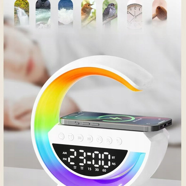 SMART LAMP WITH BLUETOOTH SPEAKER ALARM CLOCK AND CHARGING FUNCTION Model other