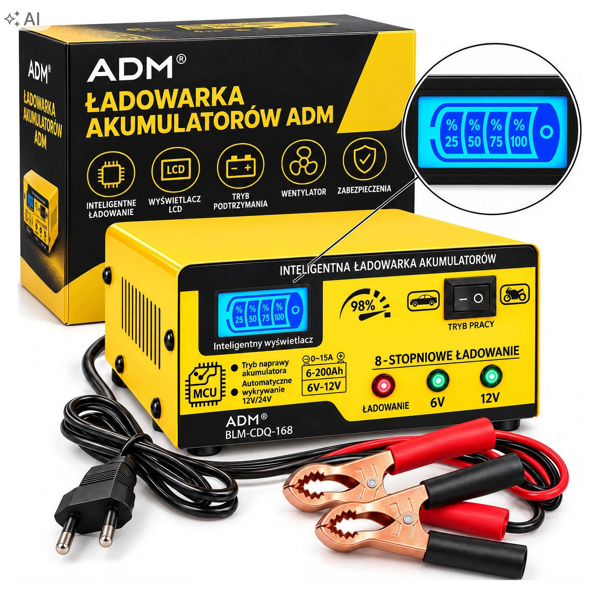 SMART RECTIFIER BATTERY CHARGER 12V 24V REPAIR 2 MODES