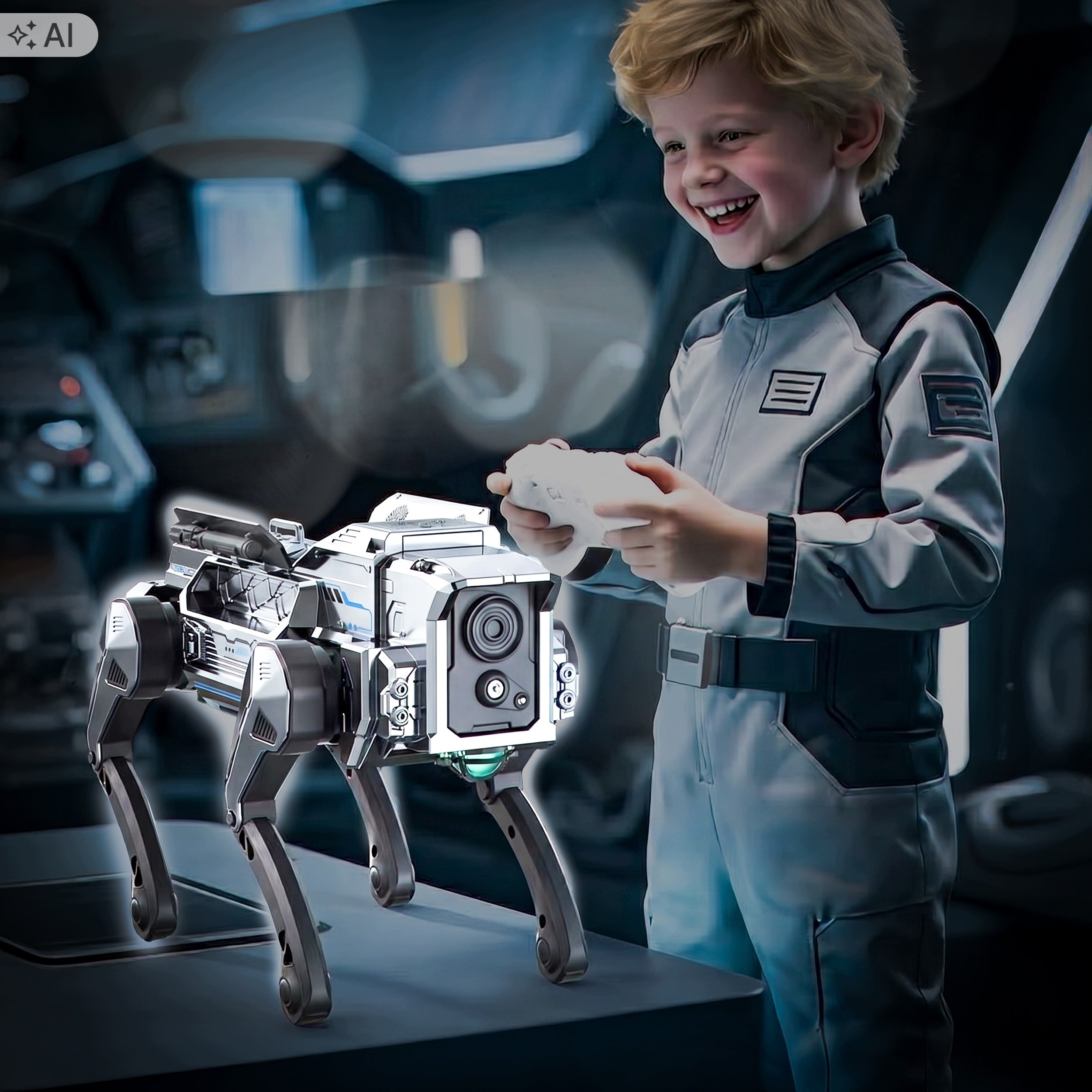 SMART ROBOT Remote Controlled WOLF 3 IN 1 ARROWS GRIPPER + Remote Control Manufacturer code B12O INTELIGENTNY ROBOT WILK 3W1 Zdalnie