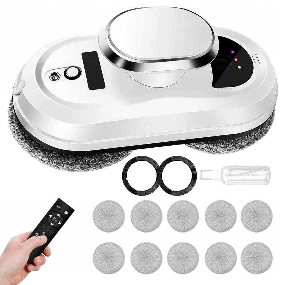 SMART ROBOT WINDOW CLEANER GLASS 10 CLEANING CLOTHS 90W