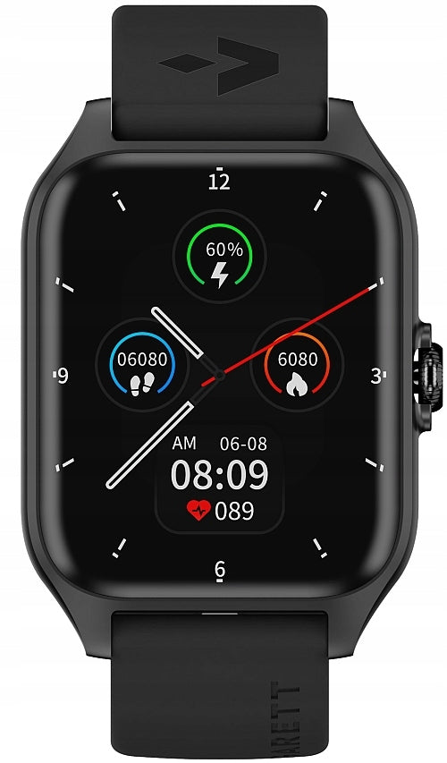 SMART Smartwatch GARETT GRC Activity 2 black + strap - SET! Manufacturer code 5904238486047