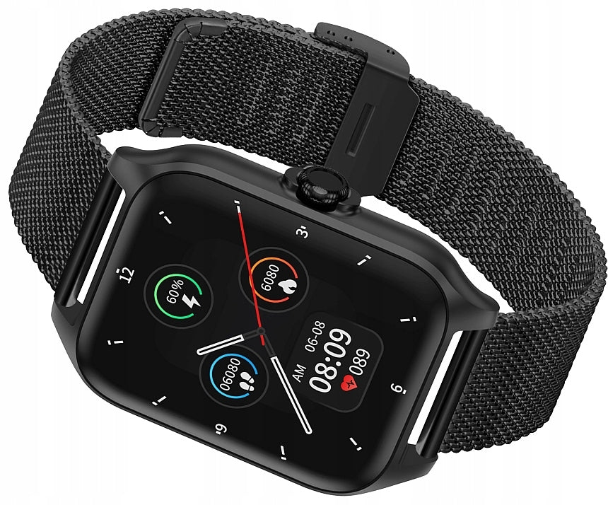 SMART Smartwatch GARETT GRC Activity 2 black + strap - SET! Packaging status original