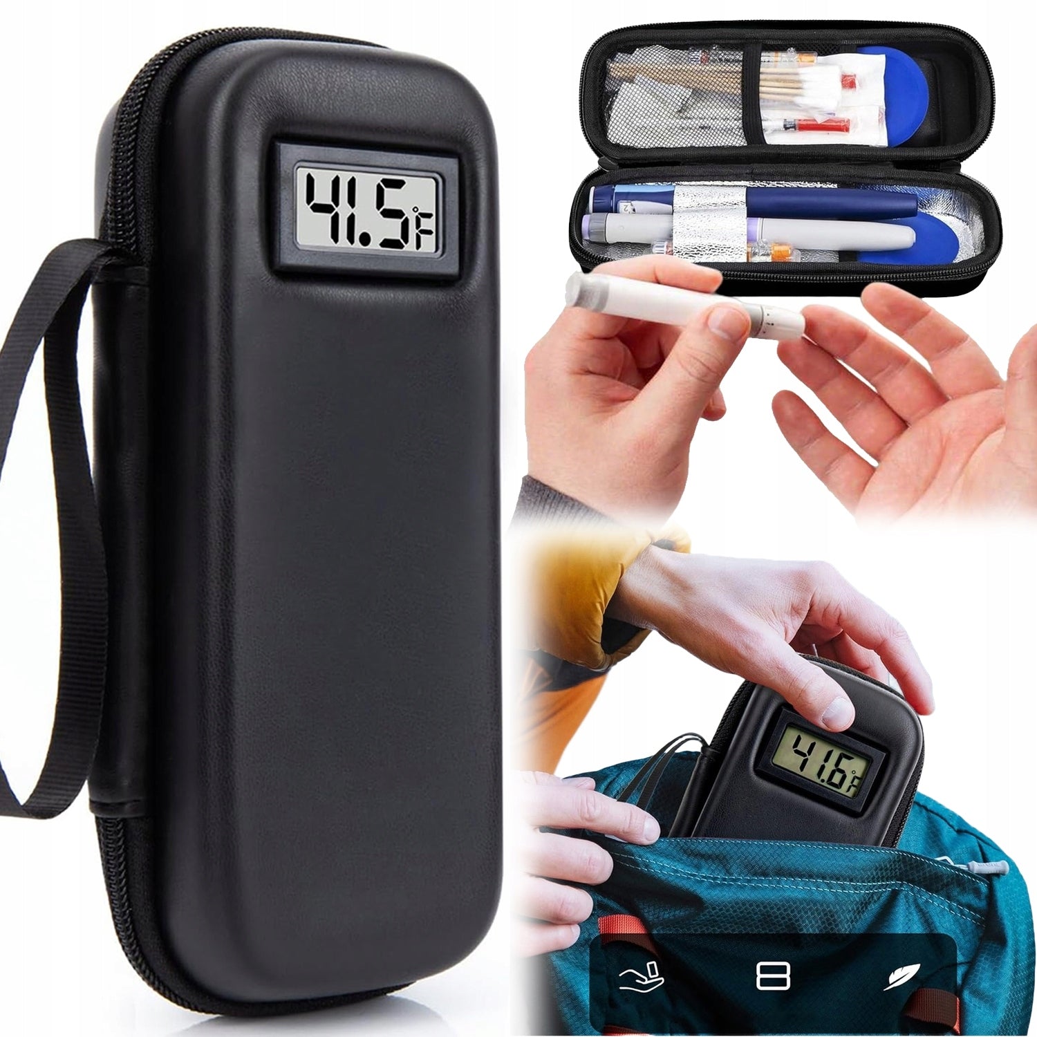 SMART THERMAL CASE WITH INTERNAL TEMPERATURE MEASUREMENT COMFORTABLE