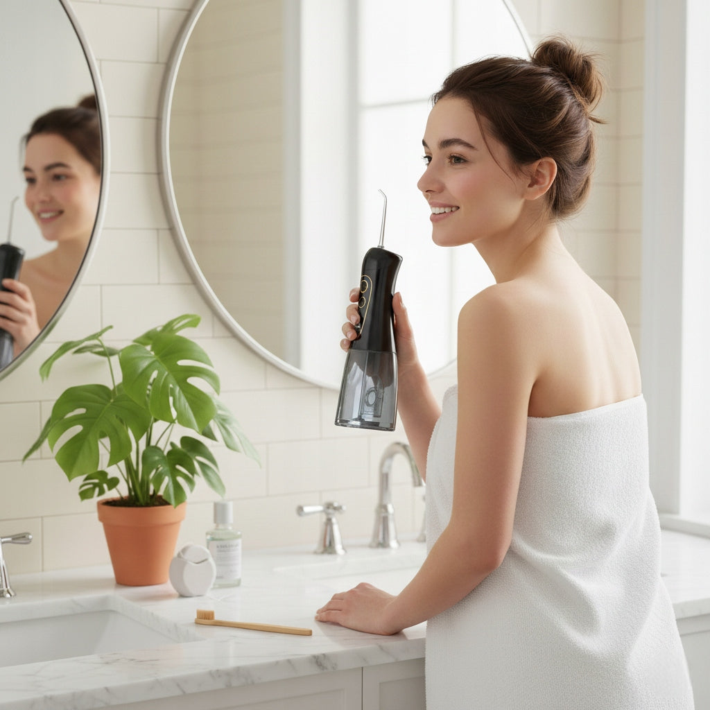 SMART TOOTH IRRIGATOR 8 MODES 5 NOZZLES POWERFUL PROFESSIONAL WIRELESS Medical device no