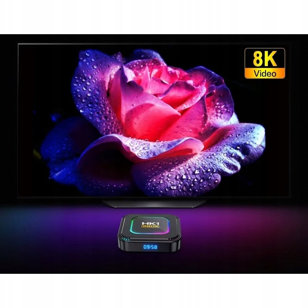 SMART TV BOX 4K MEDIA ADAPTER 8K ANDROID 13 BLUETOOTH WIFI REMOTE CONTROL Manufacturer code SMART TV BOX 4K 8K-42629