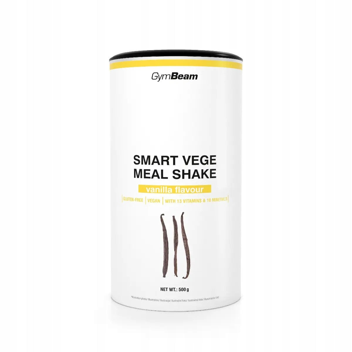 SMART VEGE MEAL SHAKE VEGETABLE PROTEIN POWDER - GymBeam 500g vanilla
