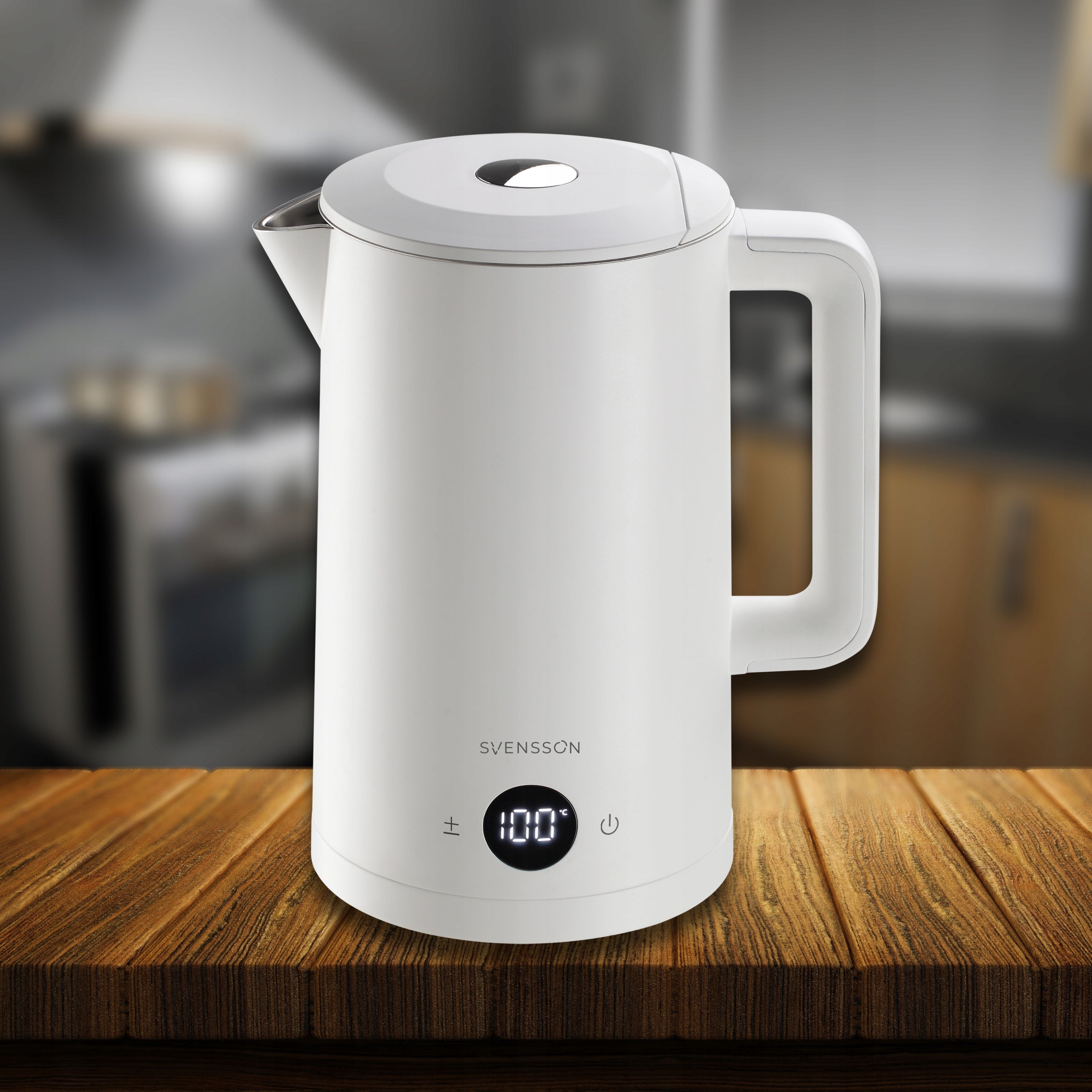 SMART WiFi ELECTRIC KETTLE TEMPERATURE CONTROL TUYA QUIET STEEL Dominant color white
