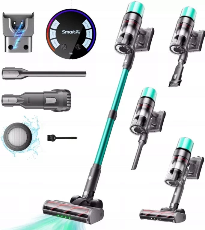 SMARTAI V5 CORDLESS VACUUM CLEANER, 50 KPA, 600 W, X00261PC6V