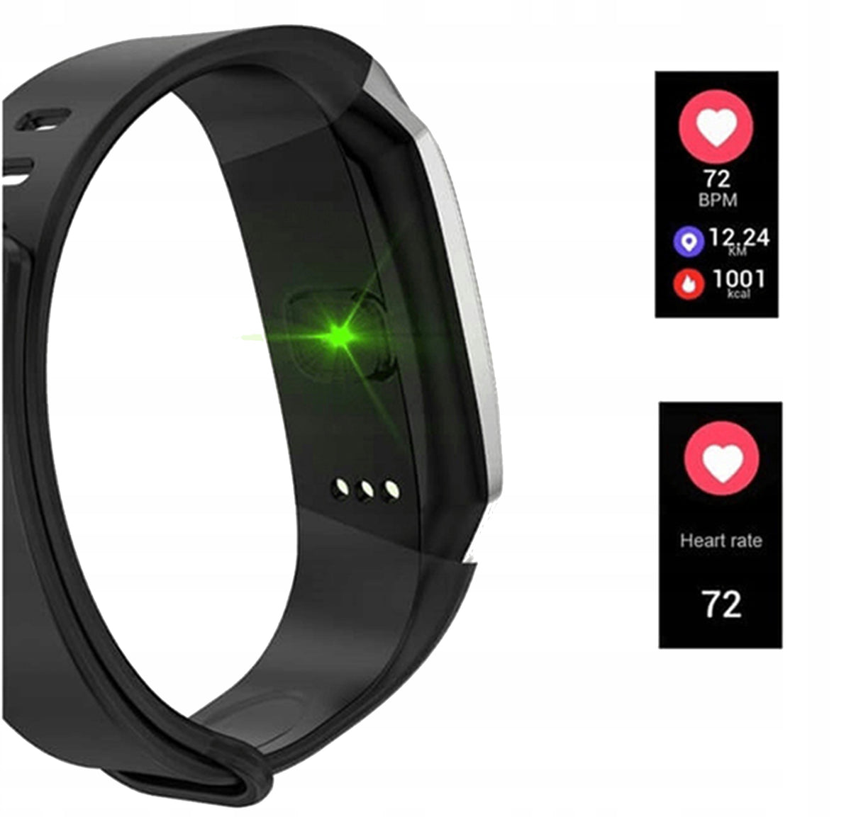 SMARTBAND AMOLED MEN'S MENU PL SPORTS BLACK POLISH BLUETOOTH MULTISPORT Brand Active Band